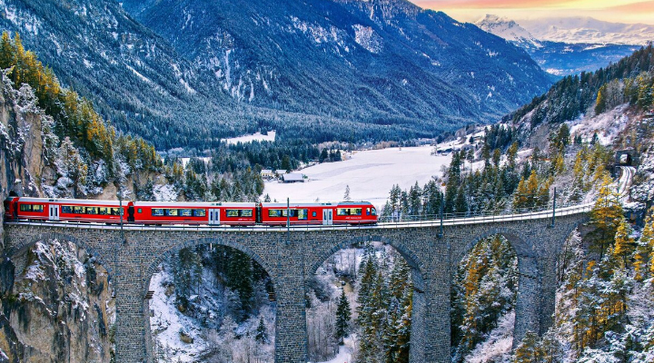 Bernina Express, Switzerland & Italy