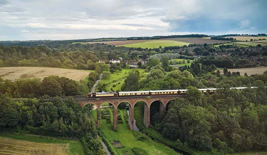 Historic Canterbury on the British Pullman