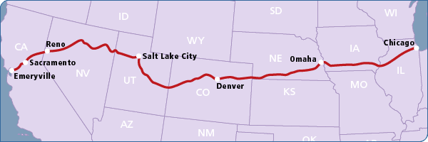 california zephyr route map Luxury Trains California Zephyr Experience 5 Day 4 Night Tour california zephyr route map